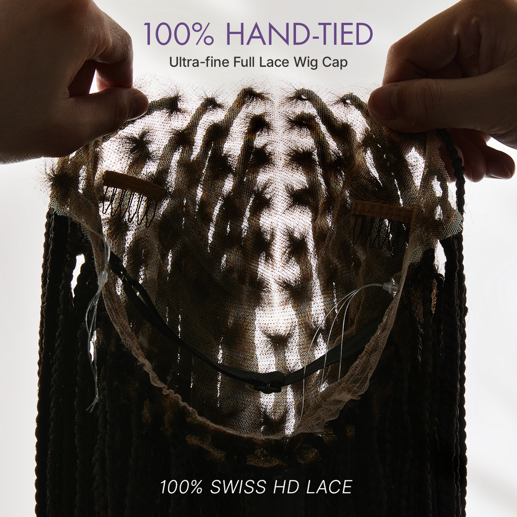 Real Scalp Knotless Braided Wig – Lightweight Glueless Fit - product image 8