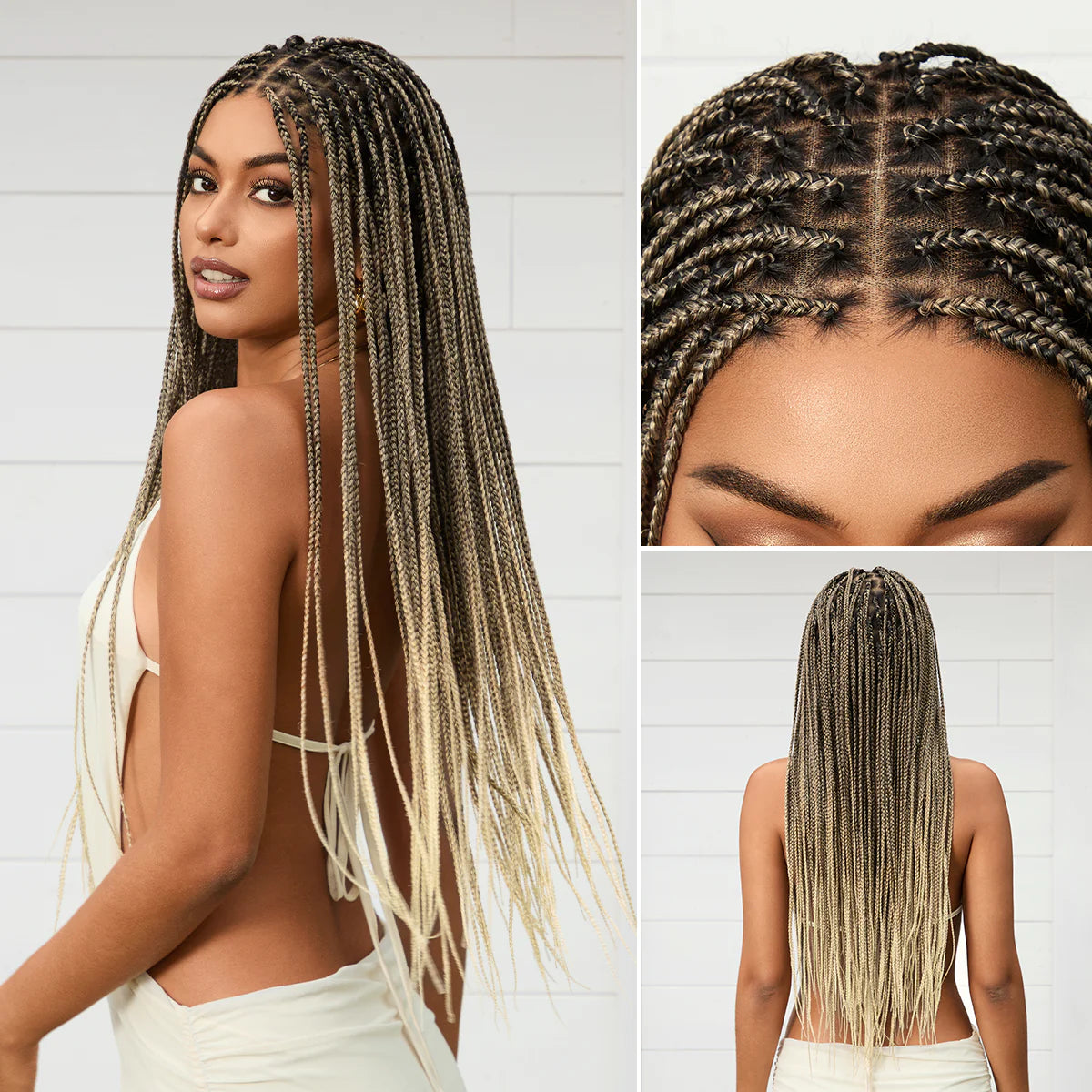 PreMax 180% Density 4C Edges Water Wave Wig 13x4 Frontal Pre-Cut Lace Wig Flexi-Fit Drawstring Cap