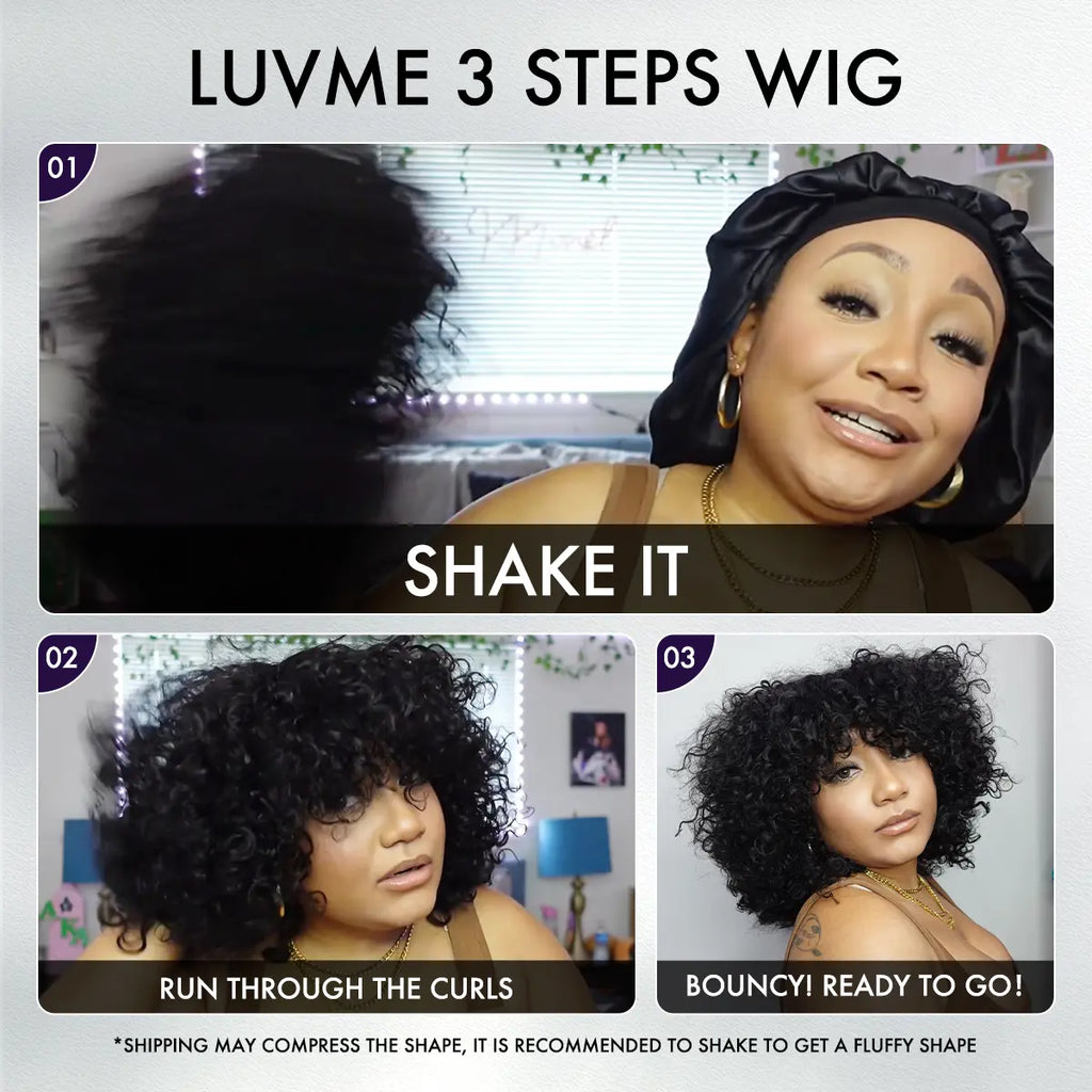 💖Ready To Go Shaggy Style Short Curly Wig