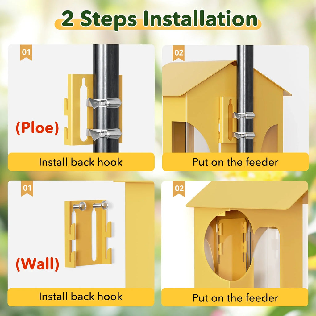 Bilantan BirdHi Mag Pro Bird Feeder with Camera, 5G/2.4G WiFi Compatible